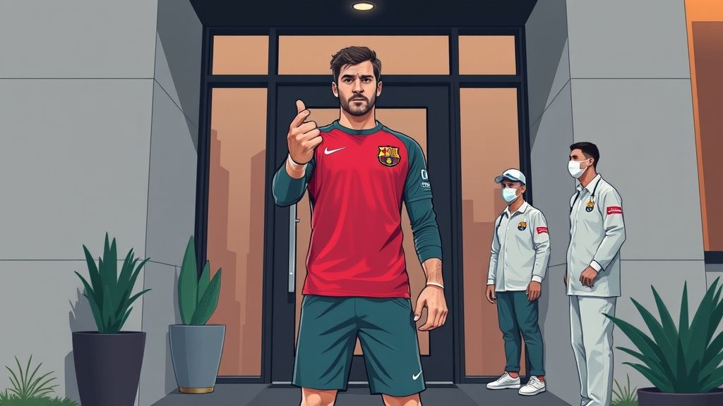 巴萨门神之争升级：特尔施特根遭剥夺队长袖标